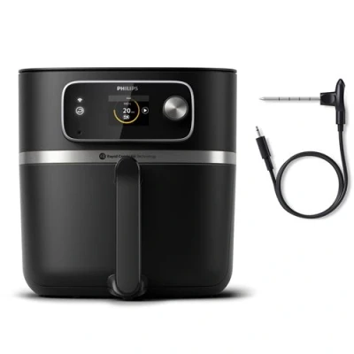 Image de Philips Airfryer XXL Connected HD9880/90 + Thermomètre Alimentaire