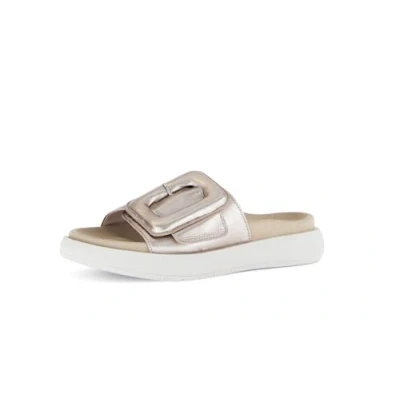 Afbeelding van Gabor Pantoffels, Dames, Maat: 41, Puder Leer