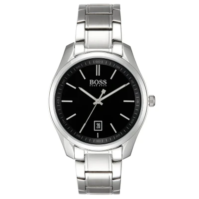 Afbeelding van BOSS Circuit Horloge silvercoloured, Heren, Maat: One Size, Silver coloured