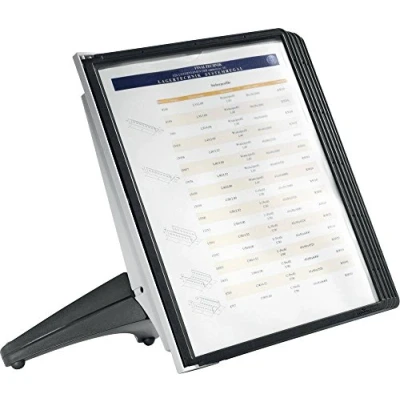 Afbeelding van Bureaustandaard Durable 5540 Sherpa Soho met 5 tassen zwart