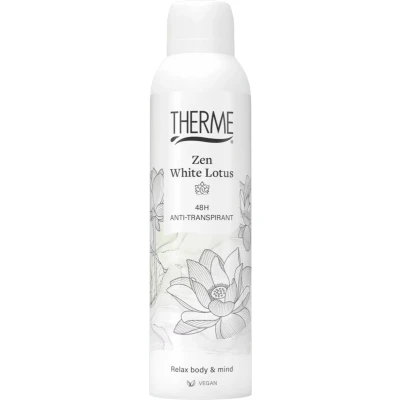 Afbeelding van 1+1 gratis: Therme Anti Transpirant Zen White Lotus 150 ml