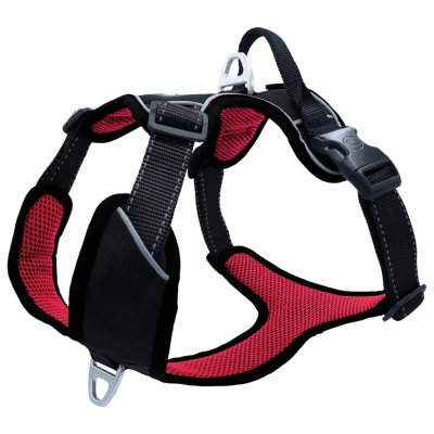 Afbeelding van Petlando Hondenharnas Outdoor Rood&amp;Zwart Hondentuig 82 106 cm