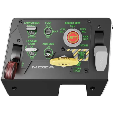 Afbeelding van Moza Racing MTLP Panel Multifunctioneel Landingsgestel en Remmen Bedieningspaneel voor Vluchtsimulatie