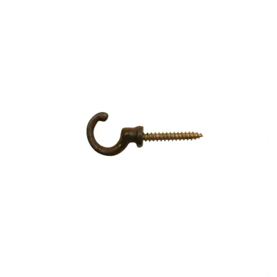 Afbeelding van Good in Style Gordijnhaak 23x18mm gietijzer roest