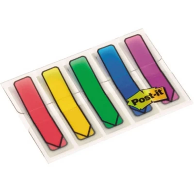Afbeelding van Indextabs 3m post it 684 12x43mm pijlvorm assorti