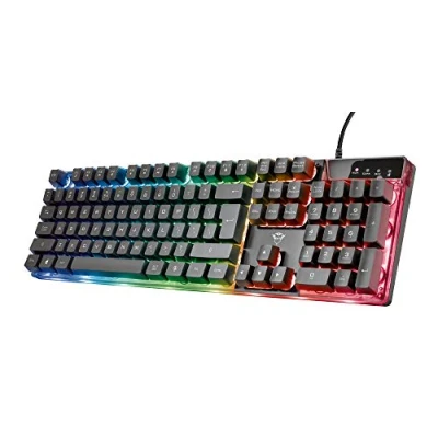 Afbeelding van Trust GXT 835 Azor Gaming Keyboard USB QWERTY Italiaans Zwart