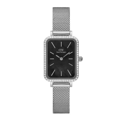 Afbeelding van Daniel Wellington Quadro Lumine Bezel MOP Horloge silvercoloured, Maat: One Size, Silver coloured