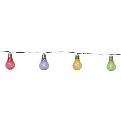 Afbeelding van Solar Feestverlichting 190cm met 10 lampjes Warm Wit Tuinverlichting