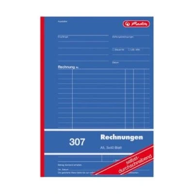 Image de Herlitz formularbuch rechnung 307, din a5, 3 x 40 blatt 888545
