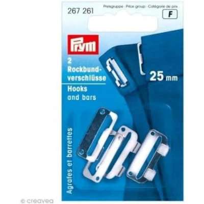 Afbeelding van Rokhaken Staal zilverkleurig 25 mm