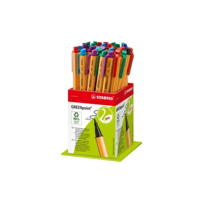 Afbeelding van Stabilo Fineliners Greenpoint 40 stuks in 6 kleuren