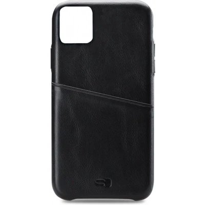 Afbeelding van Senza Pure Leather Cover with Card Slot Apple iPhone 11 Deep Black