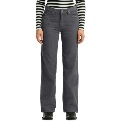 Afbeelding van QS MIT Weitem Broek, Dames, Maat: 32x32, Anthrazit