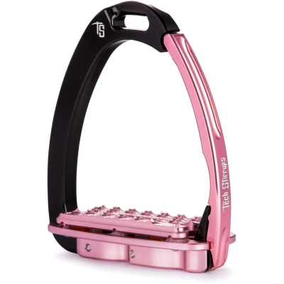 Afbeelding van Tech Stirrups Stijgbeugels Venice Plus EVO Zwart/Roze Adult