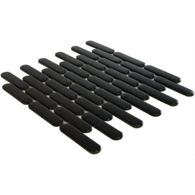 Afbeelding van The Mosaic Factory Sevilla Oval Finger Black Mat