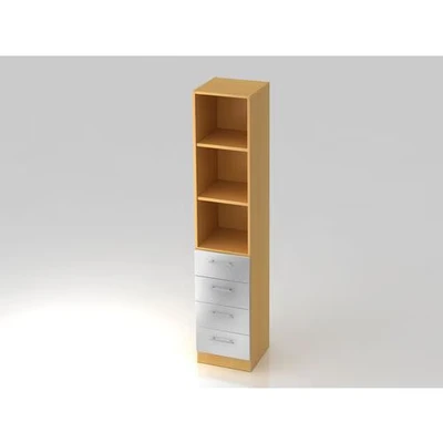 Afbeelding van Wandkast Beuken/Zilver 40,6 x 42 200,4 cm Signa G 7600 RE