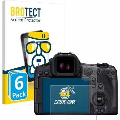 Afbeelding van BROTECT Screenprotector voor Canon EOS R5 Mark II Folie Beschermfolie Beschermglas transparant (6 Stuks)
