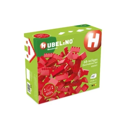 Afbeelding van Hubelino Dakpannenset Bouwblokjes, 68dlg.