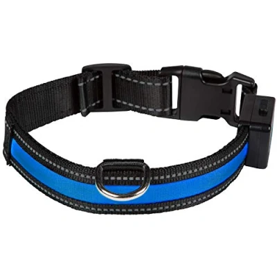 Afbeelding van Eyenimal halsband usb licht blauw / zwart