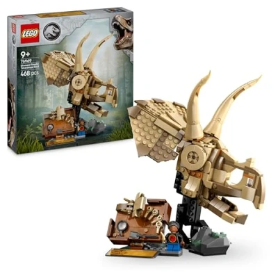 Image de LEGO® Jurassic World 76969 Les fossiles de dinosaures : le crâne du tricératops