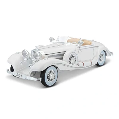 Afbeelding van Maisto 36055w miniatuurvoertuig model op schaal Mercedes 500k Spezialroadster 1/18