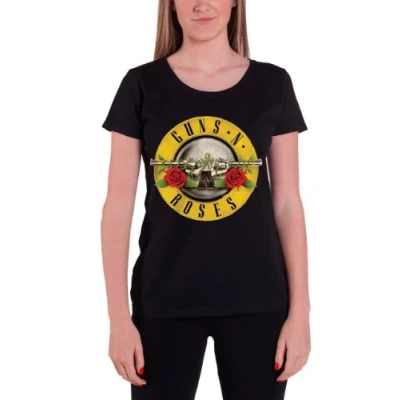 Afbeelding van Guns N&#039; Roses Classic Bullet Logo Dames T shirt XL Zwart