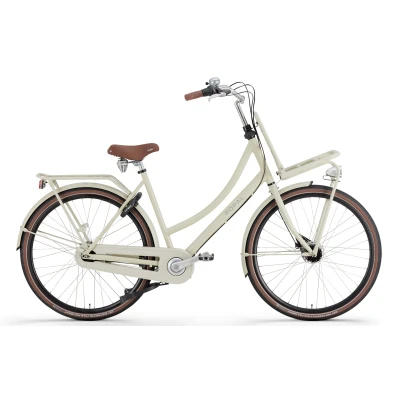 Afbeelding van Popal Daily Dutch Prestige N7 2023 Dames Transportfiets Cosmic Sand 59 Cm + 30.00 Inruilkorting