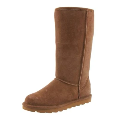 Afbeelding van Bearpaw ELLE TALL Snowboots, Dames, Maat: 37, Cognac Veloursleer