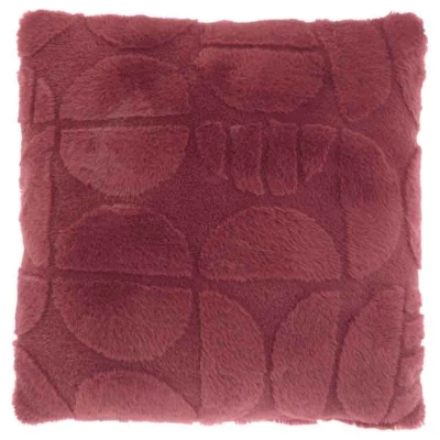Afbeelding van Unique Living Kussenhoes Milan Marsala 45x45cm
