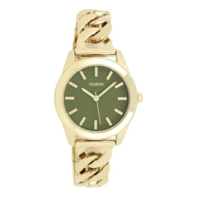 Afbeelding van OOZOO Timepieces goudkleurige horloge met petit schakelarmband C11421