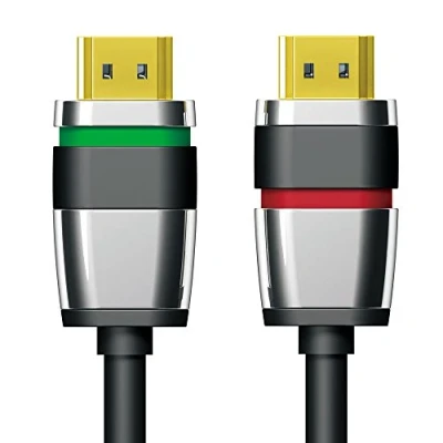 Image de Purelink Ultimate ULS1000 Câble HDMI avec Ethernet mâle pour 50 cm triple blindage noir rond support 4K