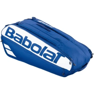 Afbeelding van Babolat Court L Racketbag Tennistas Squashtas Badmintontas tot 9 Rackets Unisex Blauw/Wit