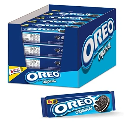 Afbeelding van Oreo chocolade sandwich koekjespakket van 66 g (verpakking 20 x g)