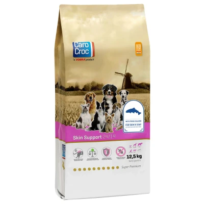 Afbeelding van Carocroc Skin Support Gevogelte&amp;Vis&amp;Rijst Hondenvoer 12.5 kg