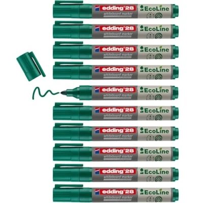 Afbeelding van Viltstift edding 28 whiteboard Ecoline rond 1.5 3mm groen