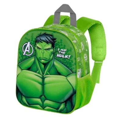 Afbeelding van Karactermania Marvel Avengers Hulk Rage 3D Elite Kleine Peuter Rugzak Kleuter Backpack Rugtas Groen