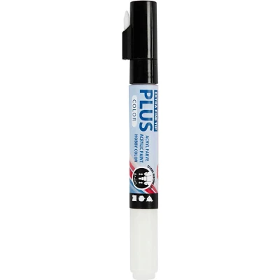 Afbeelding van Plus color marker acrylverf 0,7 mm off white