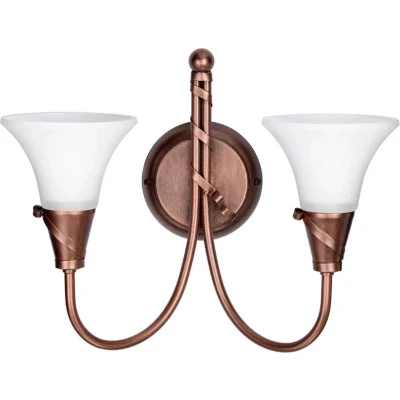 Afbeelding van Bohemian Wandlamp Steady Lighting Metaal E14 L: 16.5cm Voor Binnen Woonkamer Eetkamer Koper