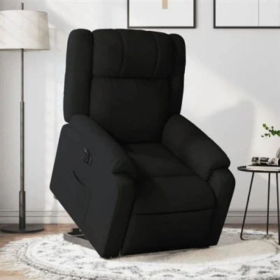 Image de vidaXL Fauteuil inclinable électrique noir tissu3205006