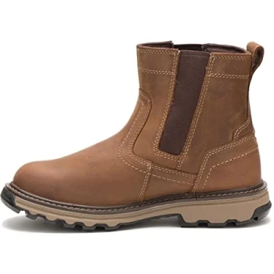Afbeelding van Cat Werkschoenen Pelton S1P Hoog Bruin Maat 45