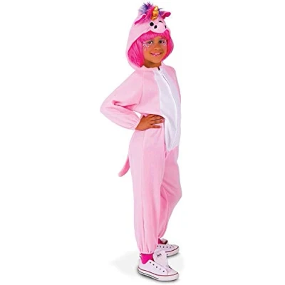 Afbeelding van Rubies Eenhoorn pyjamapak, roze, één maat, jaar S8428, meerkleurig, M (5 7 jaar)