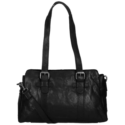 Afbeelding van Spikes &amp; Sparrow Bronco Dames Schoudertas black Damestas