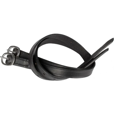 Afbeelding van Horka Spoorriempjes Leer per Paar Zwart/zilver