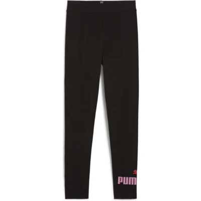 Afbeelding van PUMA ESS Logo Leggings G Meisjes Sportlegging Black Mauved Out Maat 176