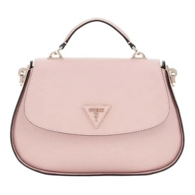 Afbeelding van GUESS Handtas Schoudertas Eco Gloriana Girlfriend Satchel Bag Rose Roze