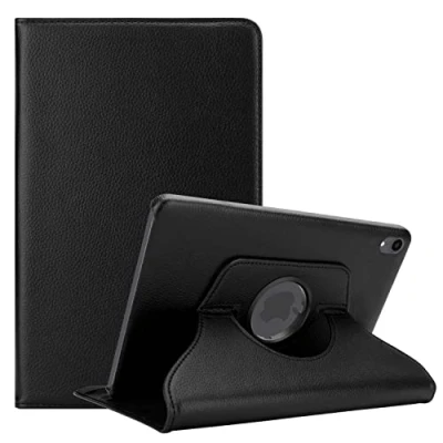 Afbeelding van Cadorabo Tablet Hoesje geschikt voor Apple iPad MINI 6 (8.3 Zoll) in OUDERLING ZWART Beschermhoes ZONDER auto Wake Up, met stand functie en elastische band sluiting Book Case Cover Etui
