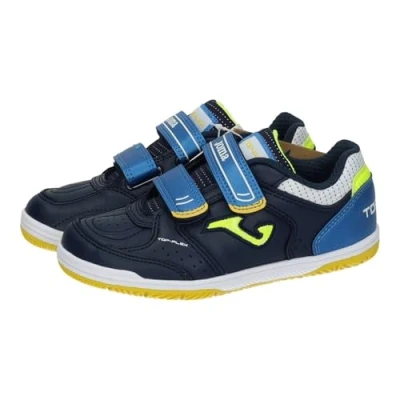 Afbeelding van Joma Topflex JR Indoor Unisex Zaalvoetbalschoenen voor kinderen, Maat: 34, Royal navy Imitatieleer/ textiel