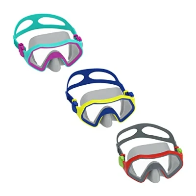 Afbeelding van Bestway Duikmasker Volwassene Anatomische Band Kleur Assorti +14 Jaar Strand en Zwembad 22056
