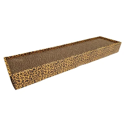 Afbeelding van Croci Krabplank Homedecor Dierenprint Luipaard 48X12,5X5 CM