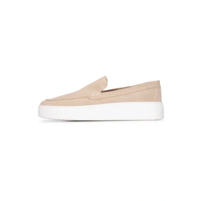 Afbeelding van PS Poelman ENZO Loafers Instappers, Heren, Maat: 40, Light beige Veloursleer